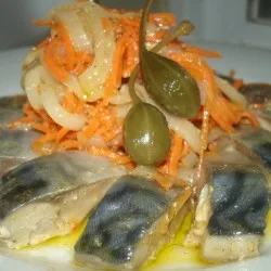 Маринована скумбрія «Пальчики оближеш»