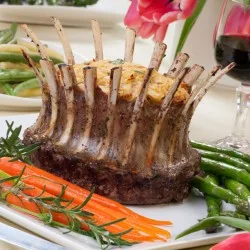 Мясна страва з каре ягняти «Корона»