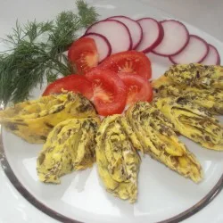 Омлет з морською капустою