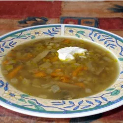 Перловий грибний суп