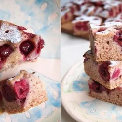 Пісний манник з вишнею