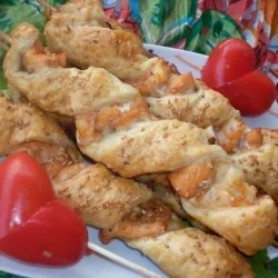 Рибні шашлички. Кулінарний рецепт