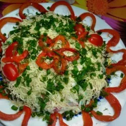 Салат із запеченими баклажанами