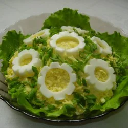 Салат “Ромашки для коханої”