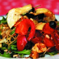 Салат з маринованими артишоками