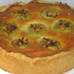 Яблучно-сирний пиріг