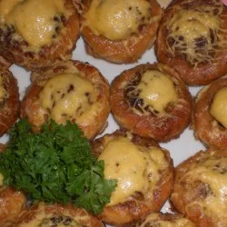 Закуска фаршировані бублики