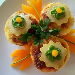 Закуска міні-запіканки з квасолі