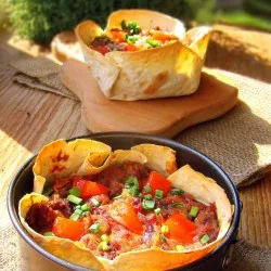 Закуска з квасолевого пюре