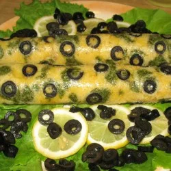 Закусочний рулет з маслинами