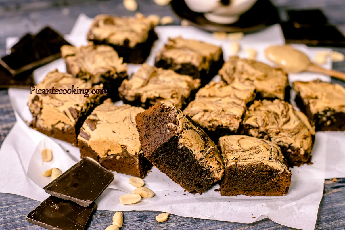 Брауні з арахісовою пастою (Brownies with Peanut Butter)