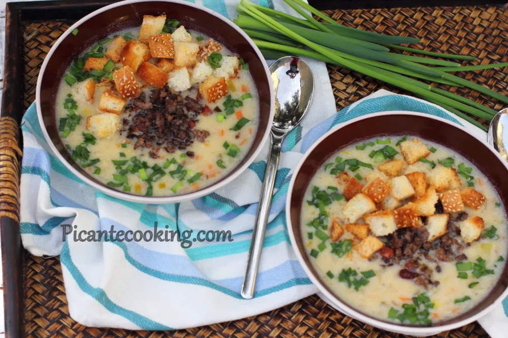 Чізбургер суп (Cheeseburger soup)