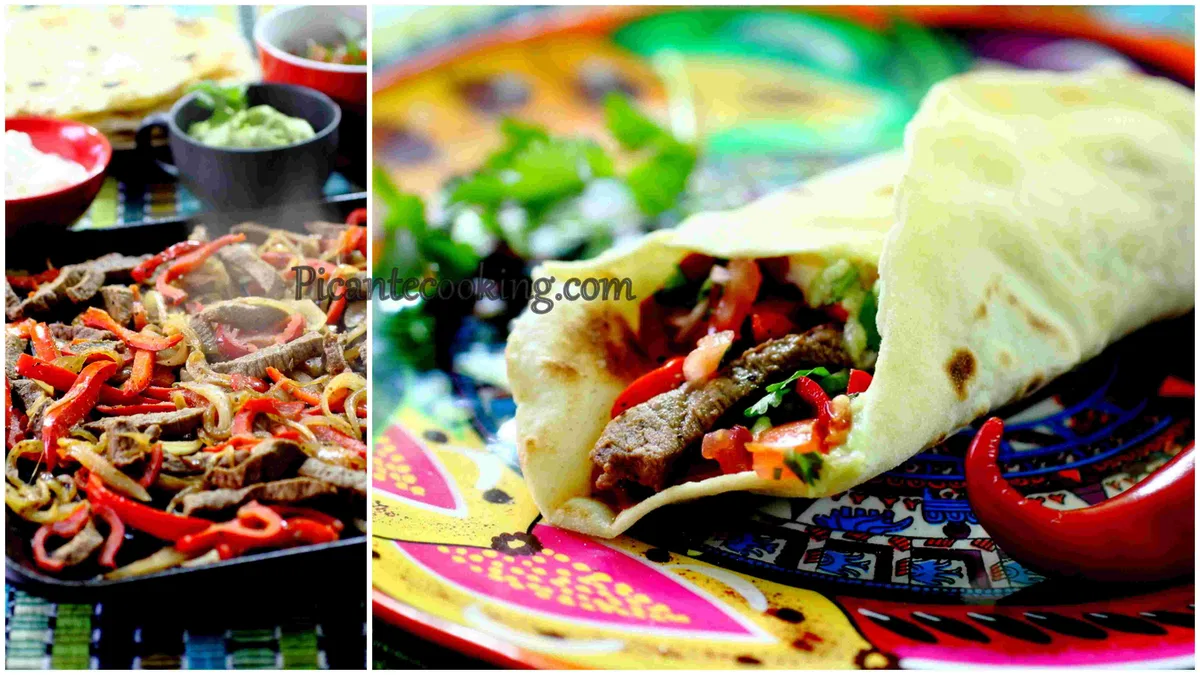 Фахітас з яловичиною (Fajitas de res)