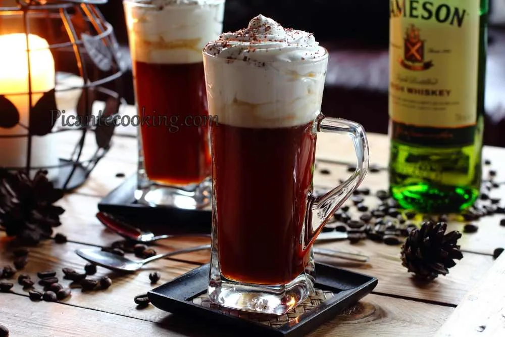 Кава по-ірландськи з медом (Irish Coffee)