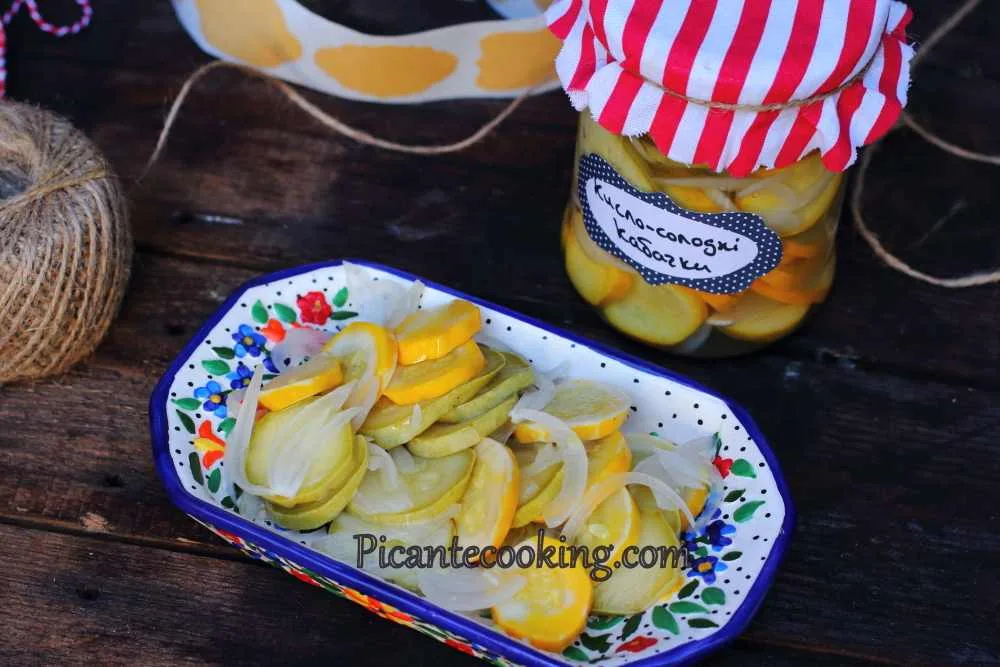 Мариновані кабачки рецепт