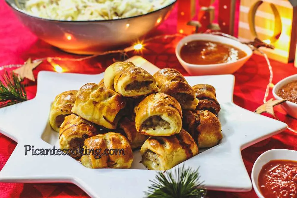 Пиріжки з ковбасною начинкою (Sausage Rolls)