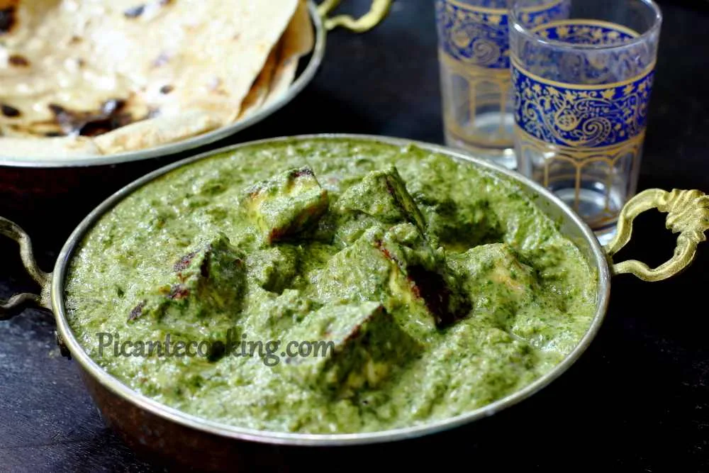 Сир панір в шпинатному каррі (Paneer Saag)