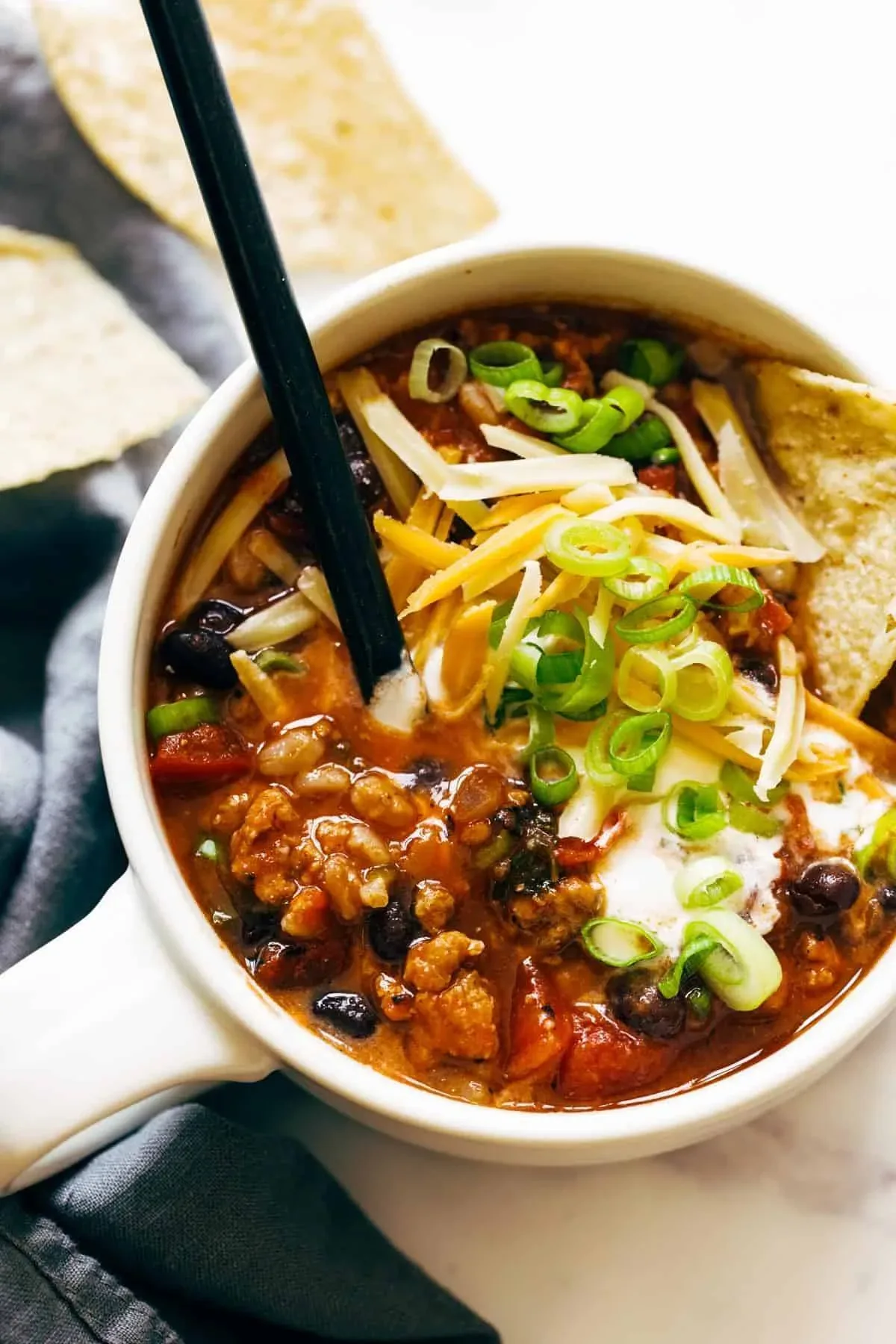 30-Minute Spicy Turkey Chili with Ancho