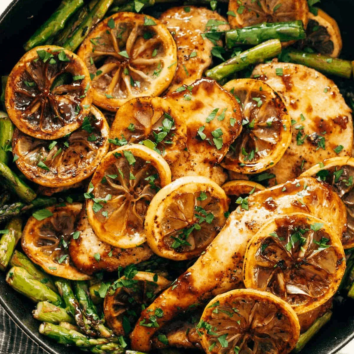 5-Ingredient Lemon Chicken with Asparagus