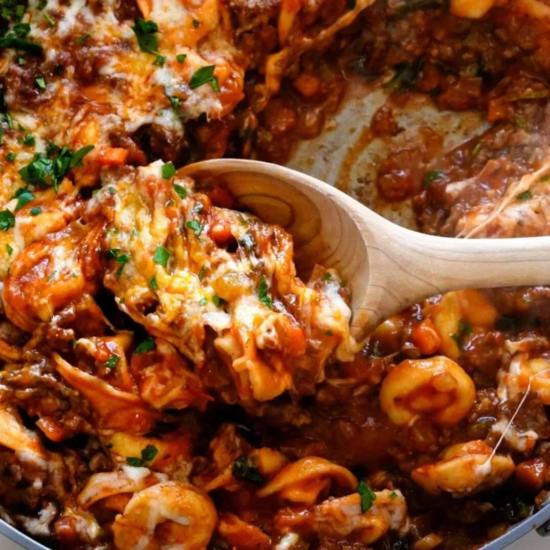 Baked Tortellini with Sausage