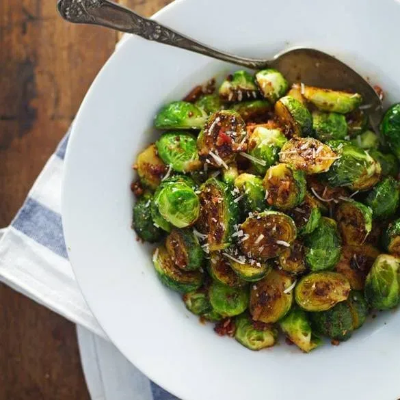 Simple Caramelized Brussels Sprouts