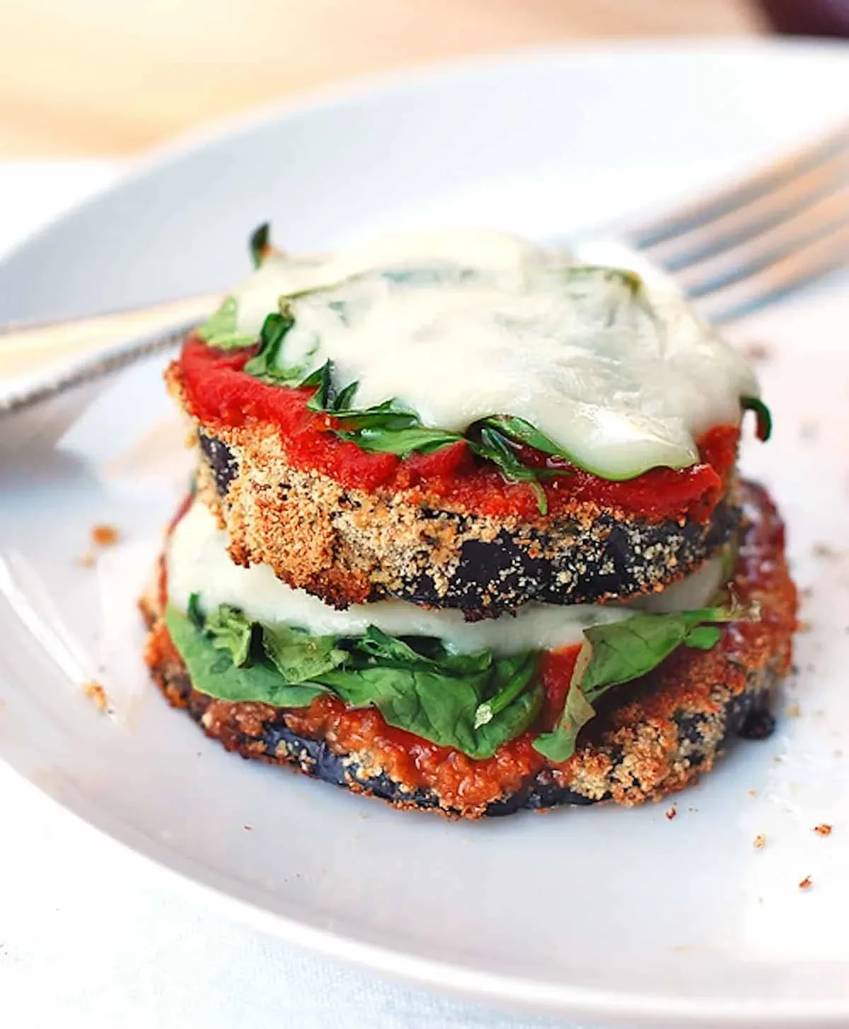 Cheesy Baked Eggplant Pizza