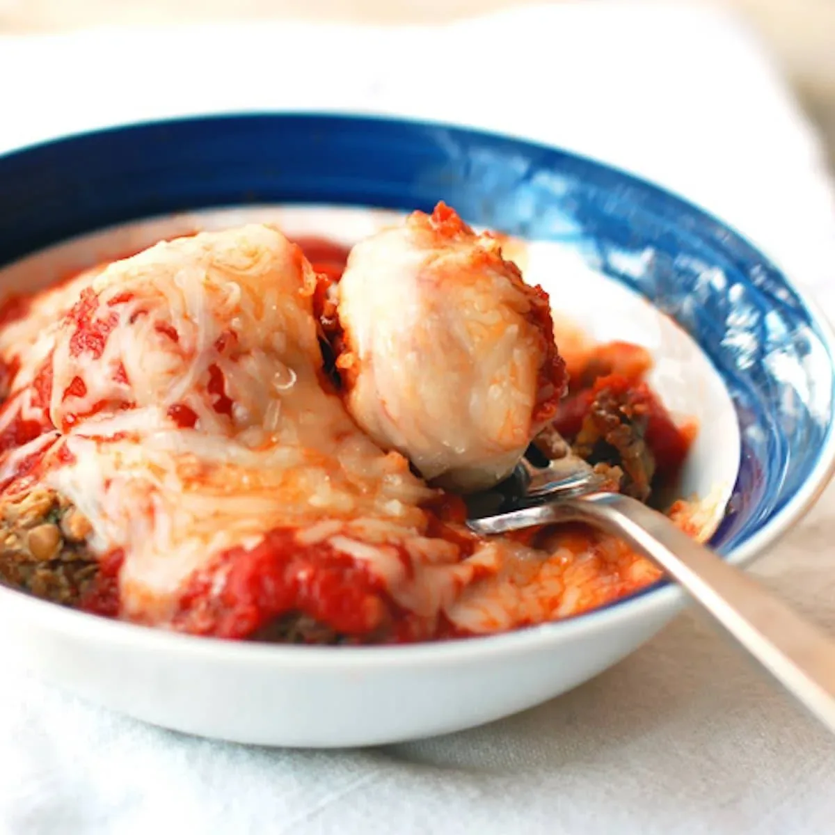 Cheesy Meatless Meatballs