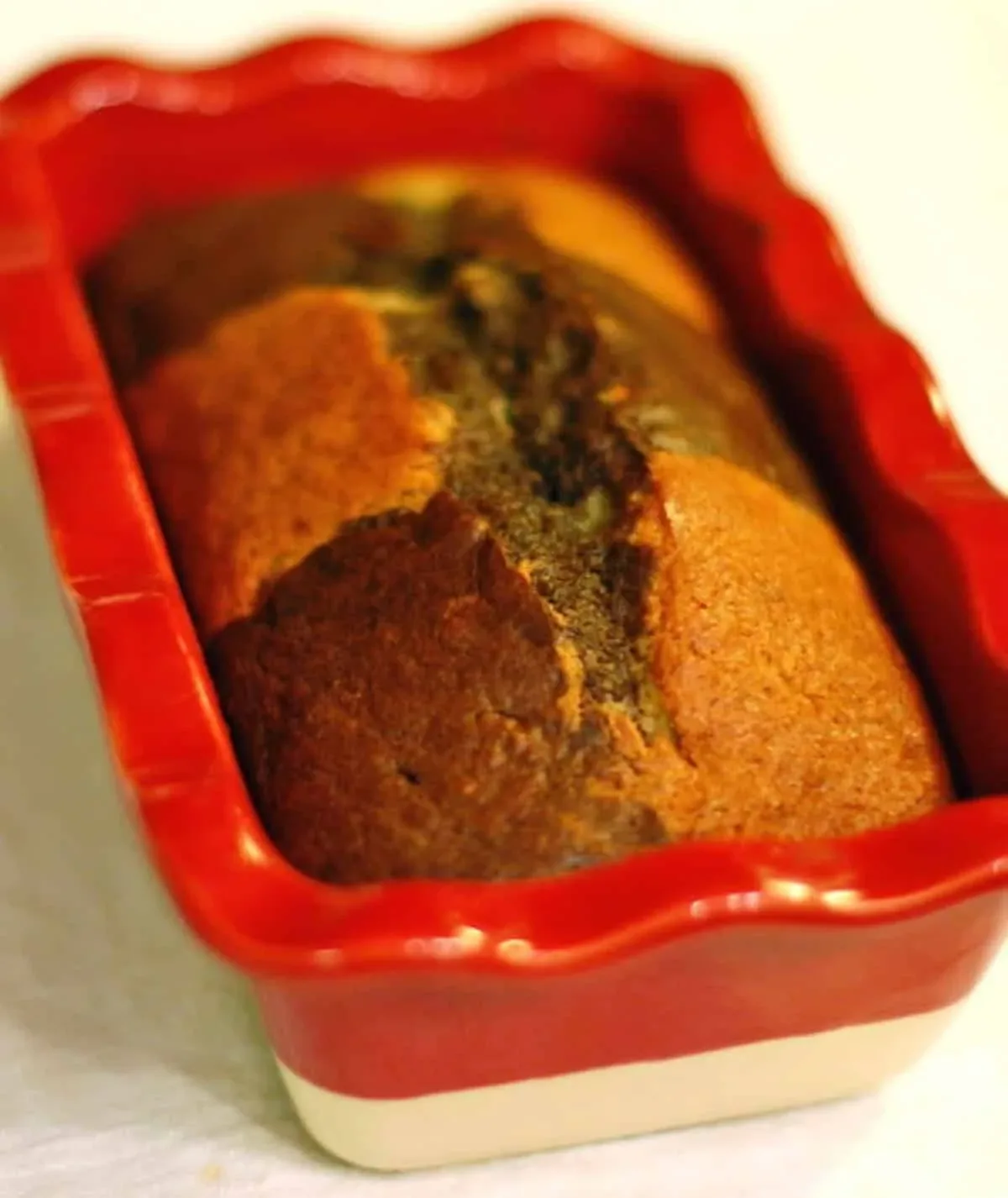 Chocolate Checkered Banana Bread