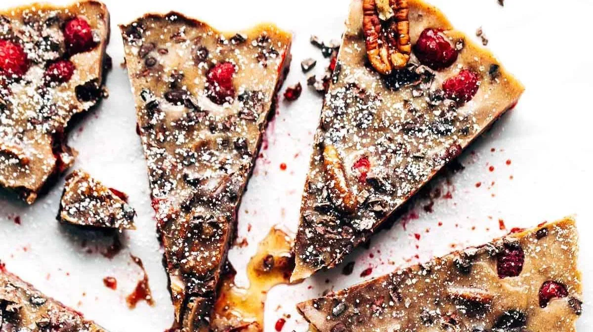 Chocolate Raspberry Almond Butter Bars
