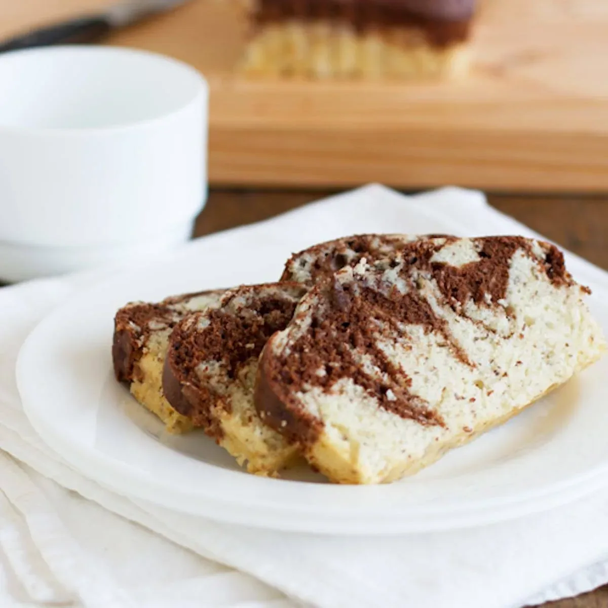 Chocolate Sweet Cream Marble Loaf