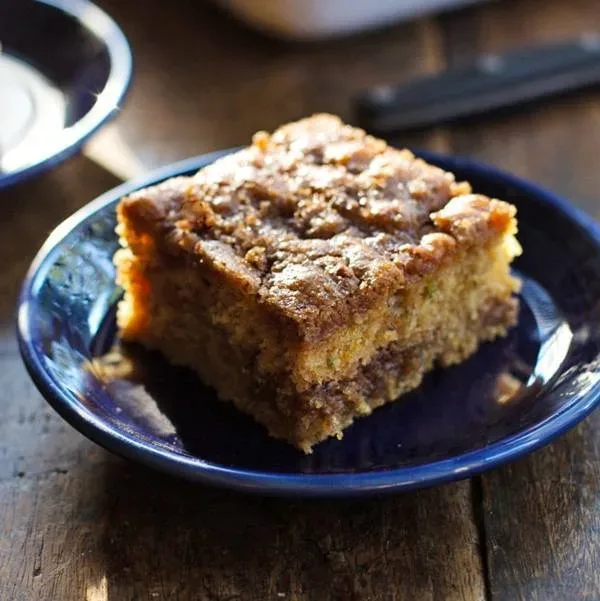 Cinnamon Sugar Zucchini Coffee Cake