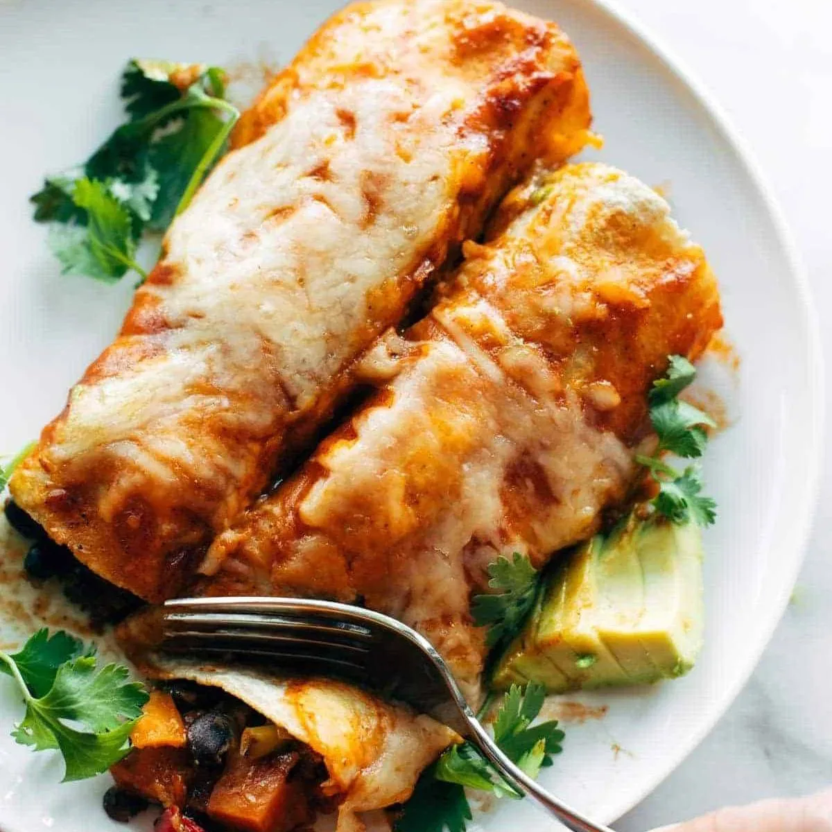 Easy Veggie Enchiladas