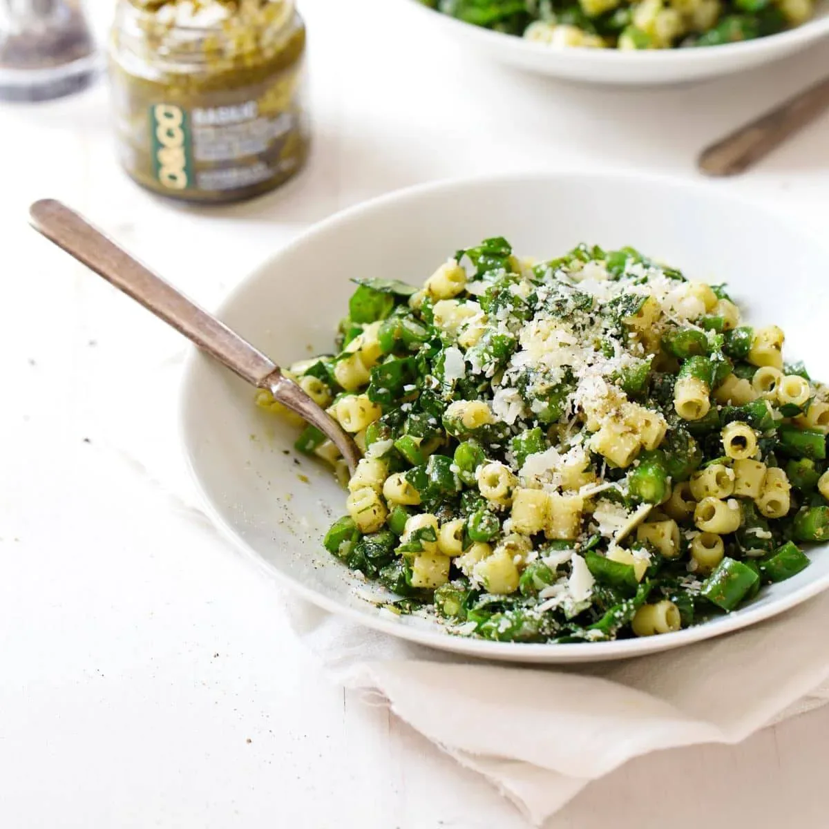 Five Ingredient Simple Green Pasta Salad