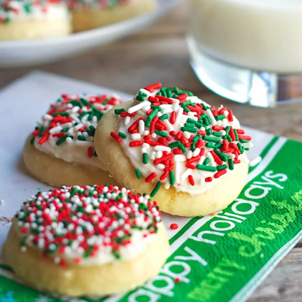 Fluffy Sugar Cookies & Vanilla Frosting