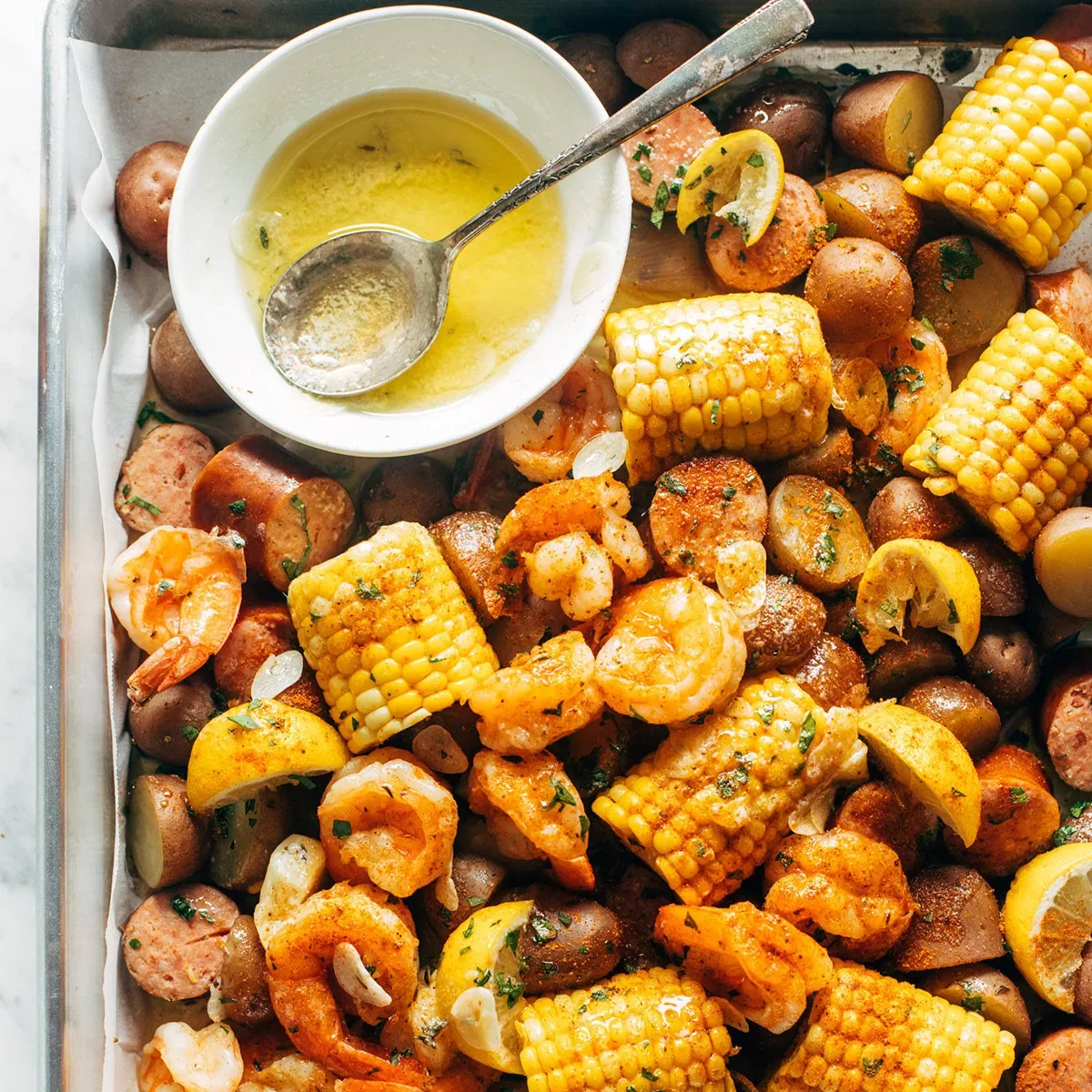 Garlic Butter Shrimp Boil