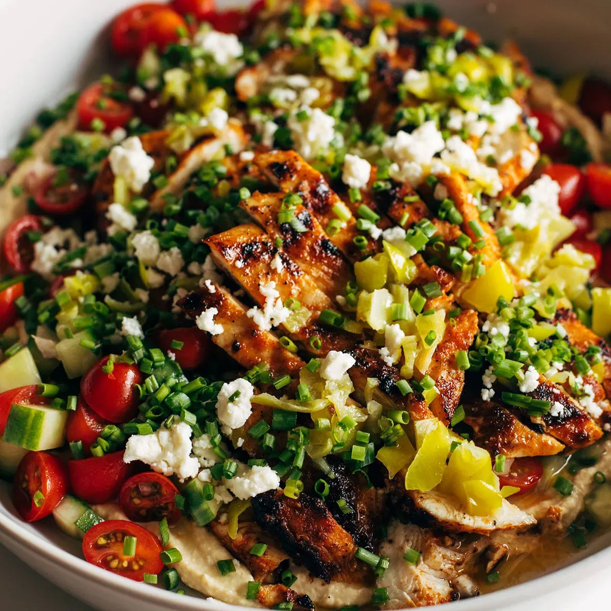 Grilled Chicken with Pepperoncini Garlic Butter