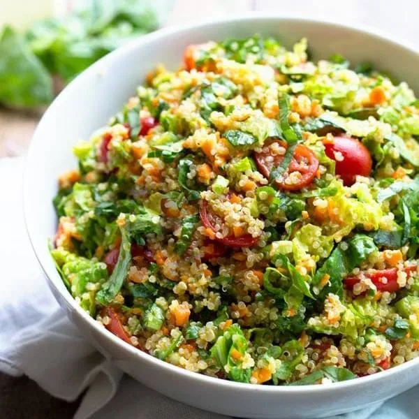 Herbed Quinoa Garden Veggie Salad