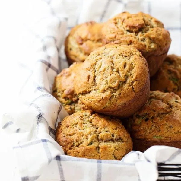 Honey and Olive Oil Zucchini Muffins