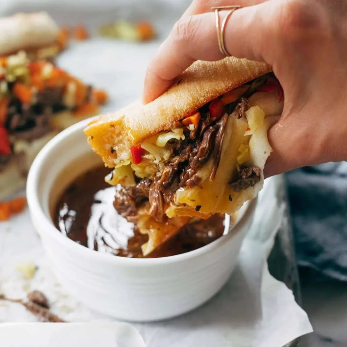Instant Pot Italian Beef Sandwiches