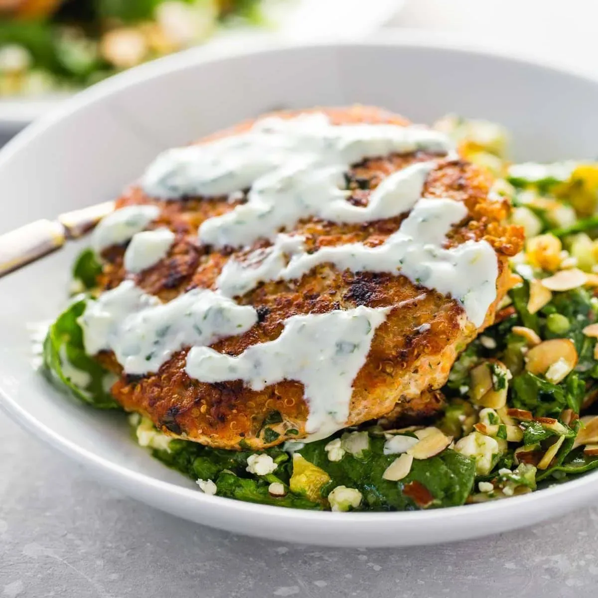 Lemon Herb Salmon Burgers