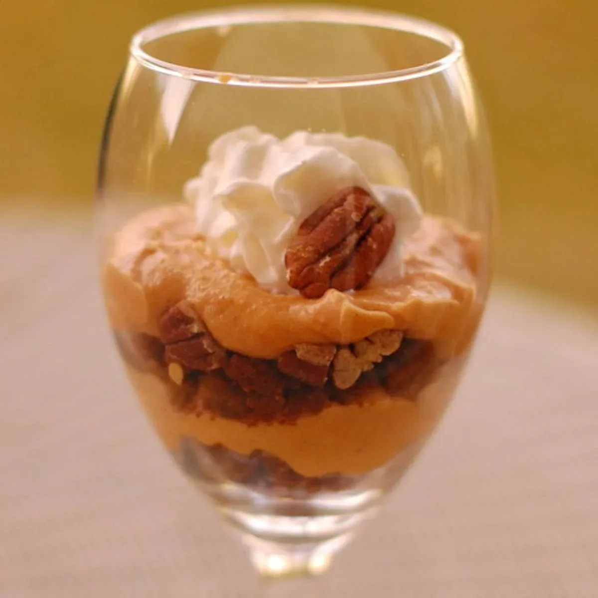 Pumpkin Pecan Cheesecake Parfaits