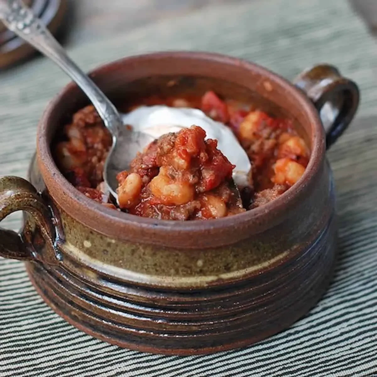 Smoky White Bean Chili with Pork