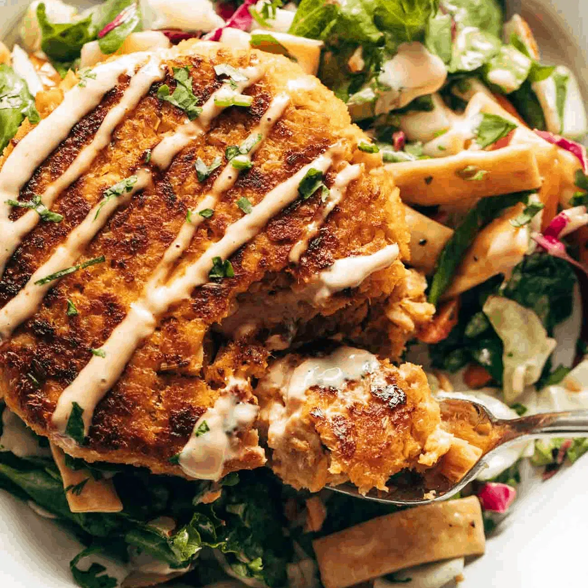Spicy Salmon Burgers