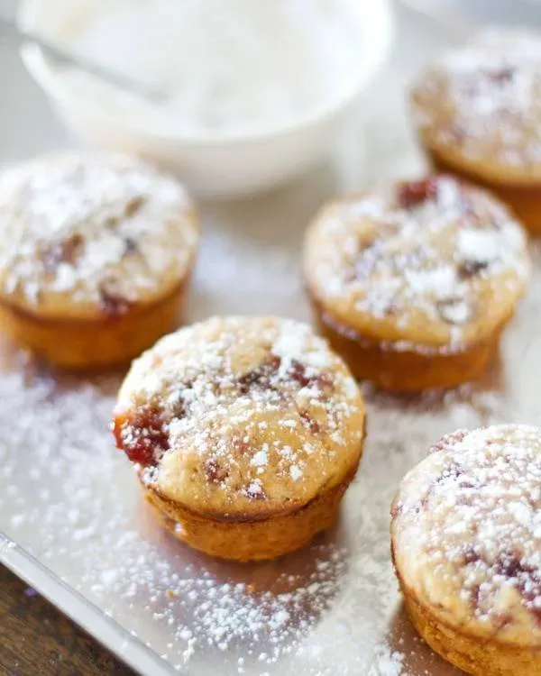 Strawberry Jam Muffins