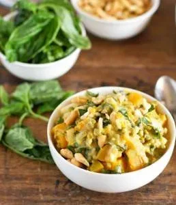 Thai Basil Coconut Lentils