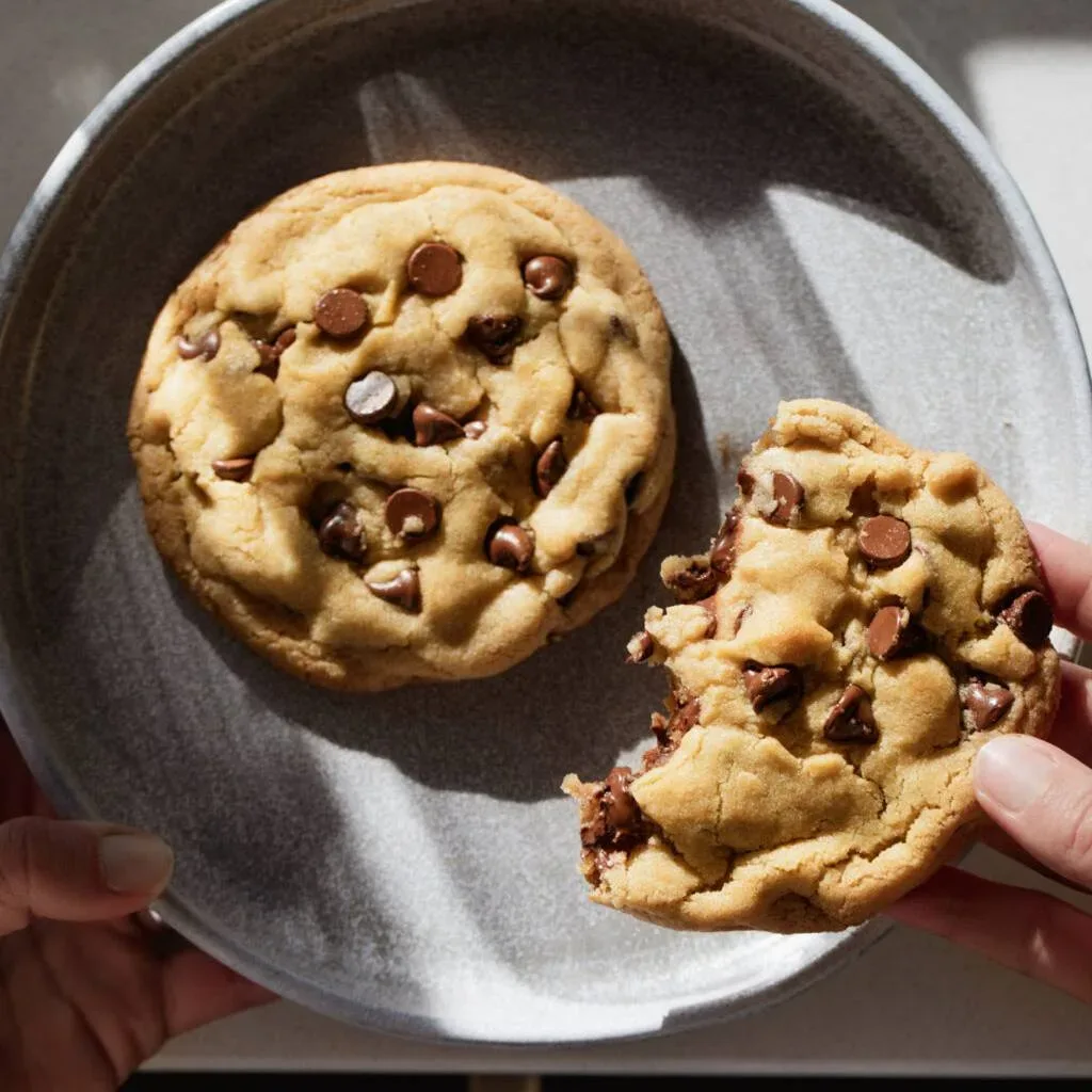 Two Huge Chocolate Chip Cookies