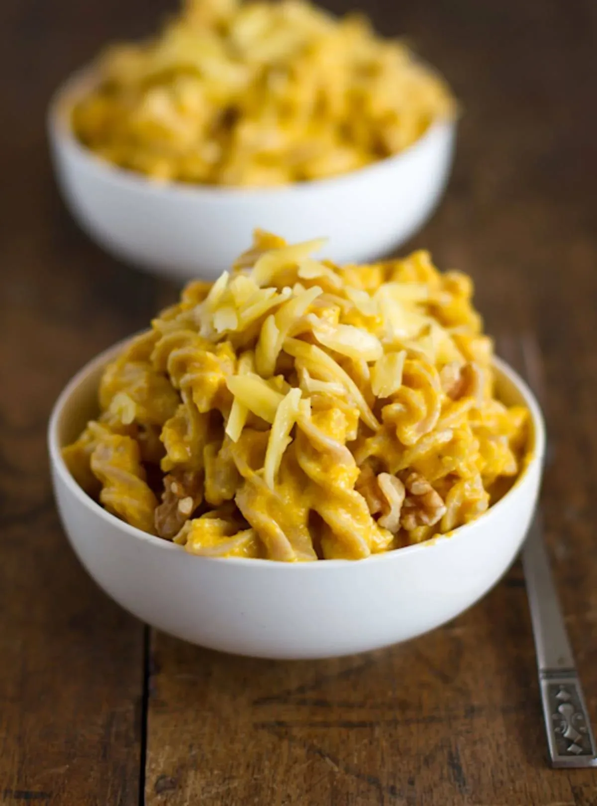 White Cheddar Mac N’ Cheese with Squash and Toasted Walnuts