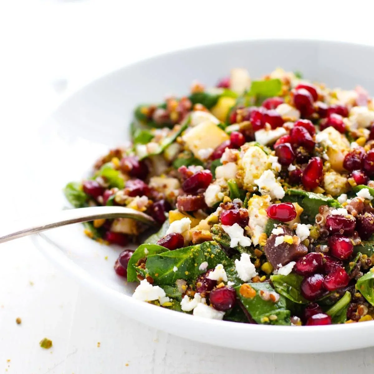 Winter Rainbow Quinoa Salad