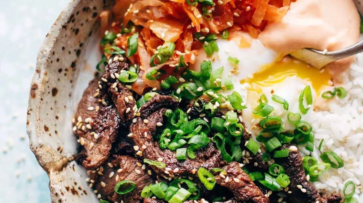 Korean BBQ Yum Yum Rice Bowls