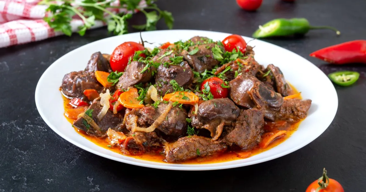 Грузинська кухня: кучмачі з курячих потрохів